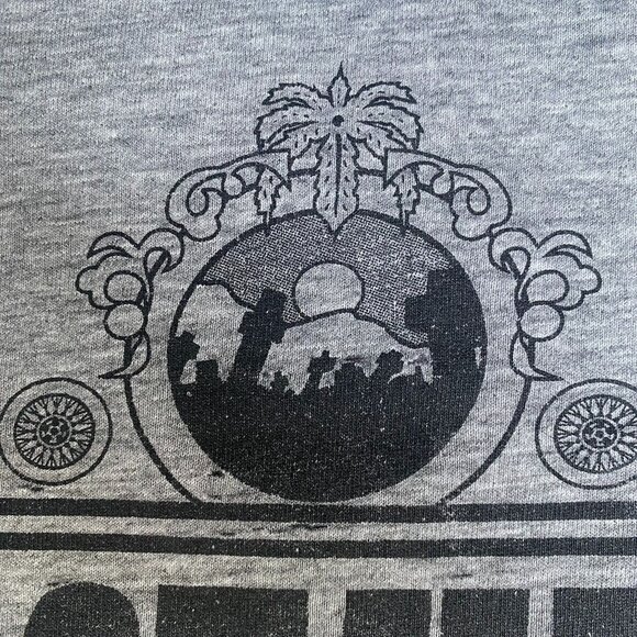 Vintage 90s Boot Hill Saloon Shirt Punk Biker Motorcycle Tee - Picture 4 of 7